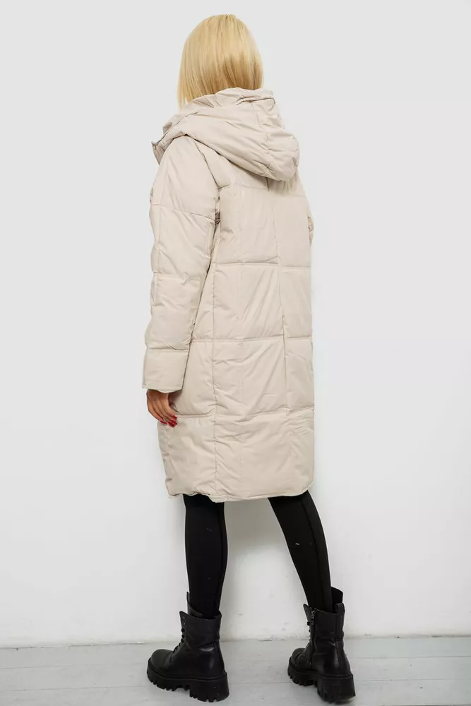 Купить Куртка женская зимняя  -уценка, цвет светло-бежевый, 244R8832-U-2 - Фото №4