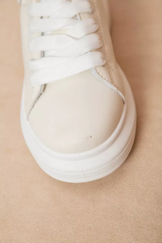 Купити Кросівки жіночі демісезонні  уцінка, колір біло-бежевий, 248RM10-U оптом - Фото №7