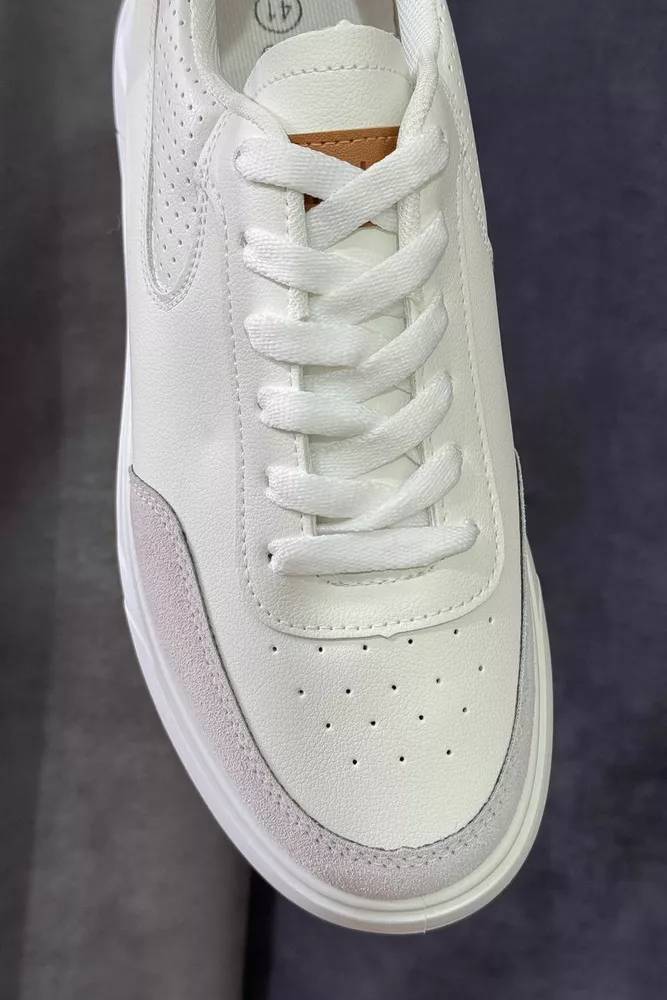 Купити Кеди чоловічі, колір біло-сірий, 248RR126-7 - Фото №2