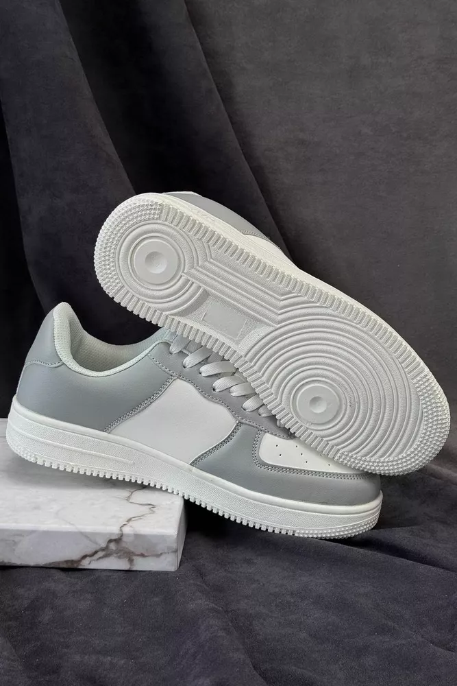 Купити Кросівки чоловічі  уцінка, колір біло-сірий, 248RHB710-14-U - Фото №5