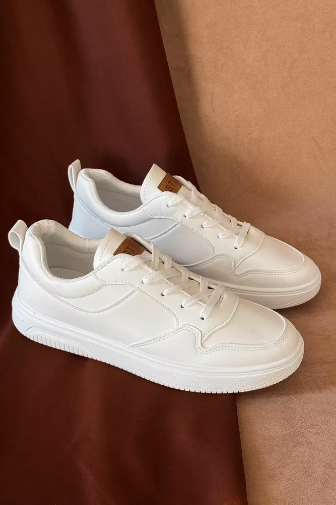 Купити Кеди чоловічі, колір білий, 248RR154 - Фото №1