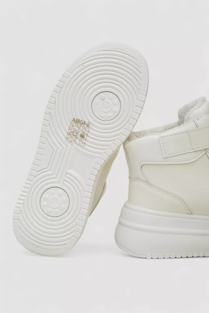 Купить Кроссовки женские зимние на меху  -уценка, цвет белый, 248RAM04-U-3 - Фото №7