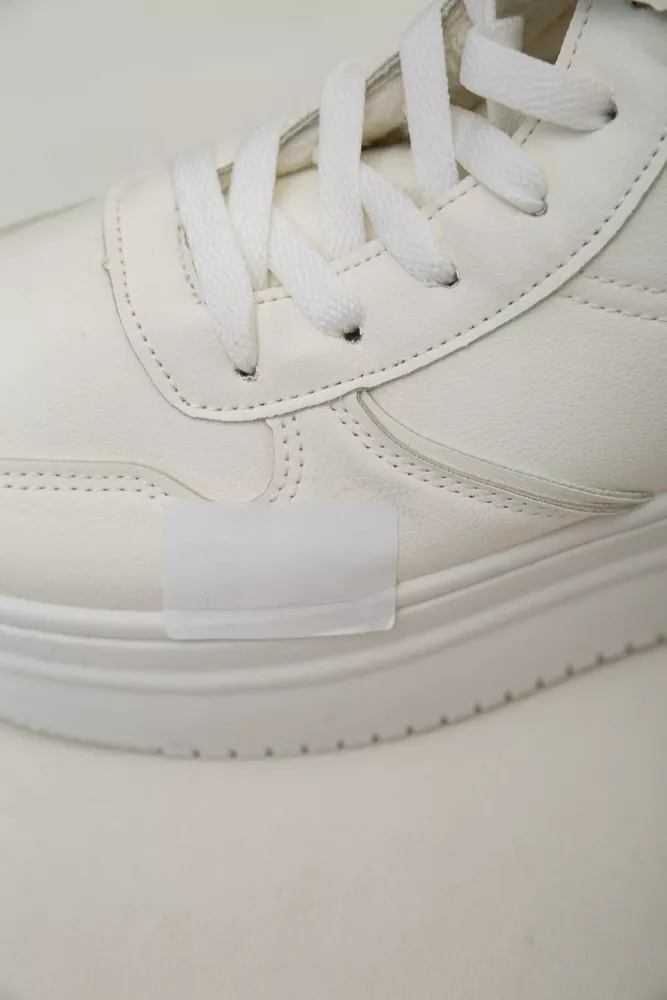 Купить Кроссовки женские зимние на меху  -уценка, цвет белый, 248RAM04-U-3 - Фото №8