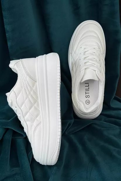 Кроссовки женские демисезонные  -уценка, цвет белый, 248RBL21-U-1