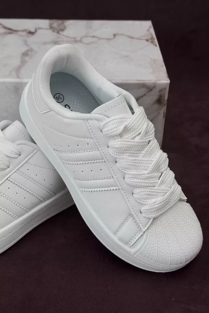 Купить Кроссовки женские демисезонные  -уценка, цвет белый, 248RBK10-U-3 - Фото №5