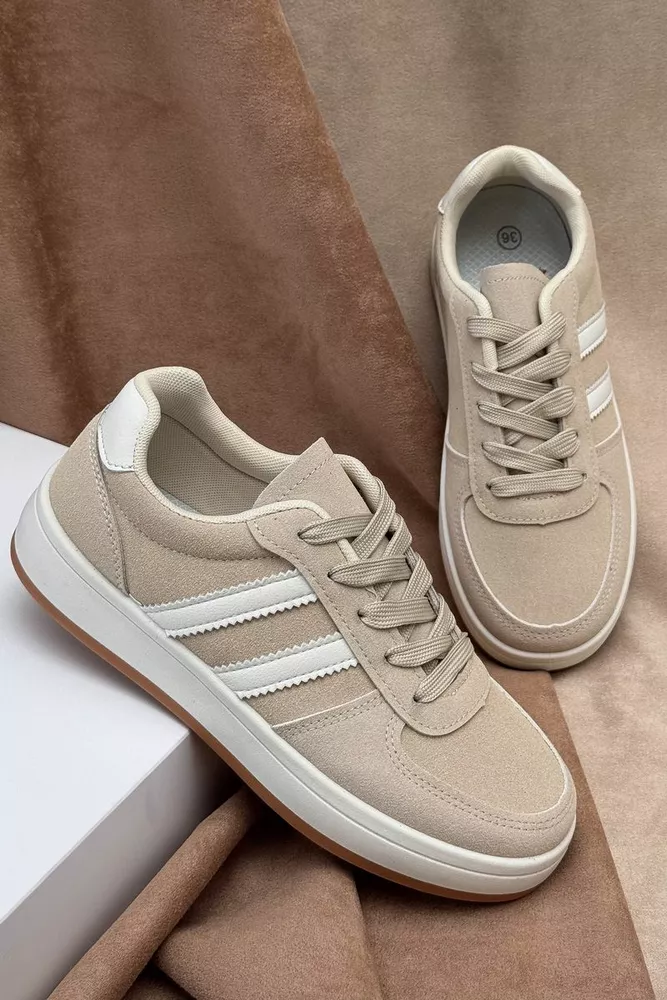 Купити Кросівки жіночі  уцінка, колір бежевий, 248RJH50-U оптом - Фото №1