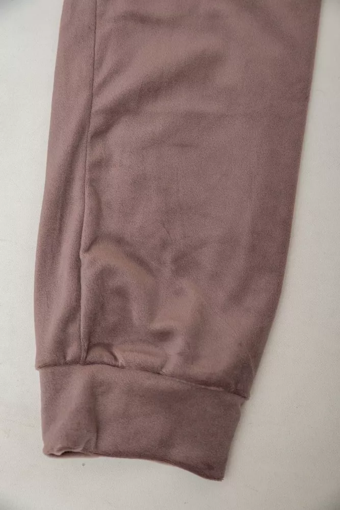 Купить Спортивный костюм женский велюровый  -уценка, цвет мокко, 257R4119-U-5 - Фото №6