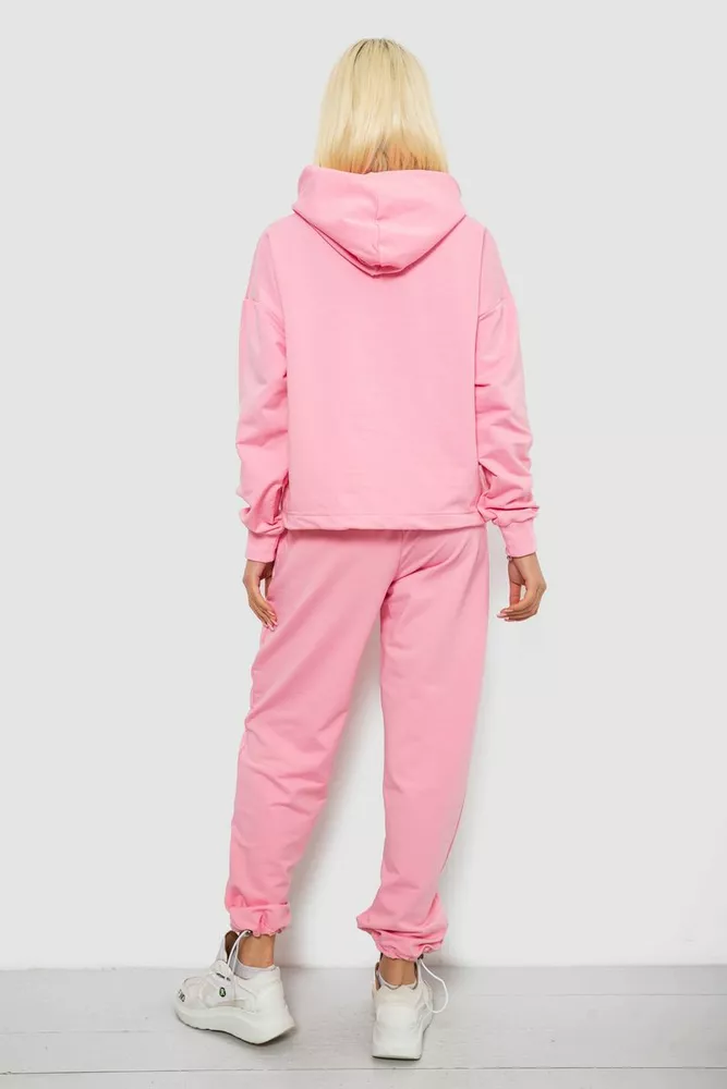 Купить Спортивный костюм женский с принтом, цвет светло-розовый, 244R1063AG - Фото №4