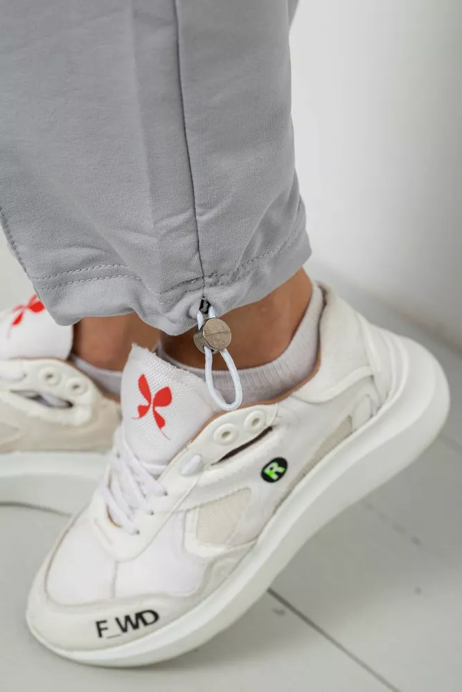 Купить Спортивный костюм женский с принтом, цвет серый, 244R1063AG - Фото №7