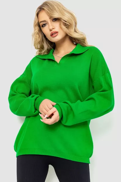 Светр жіночий oversize, колір світло-зелений, 204R167
