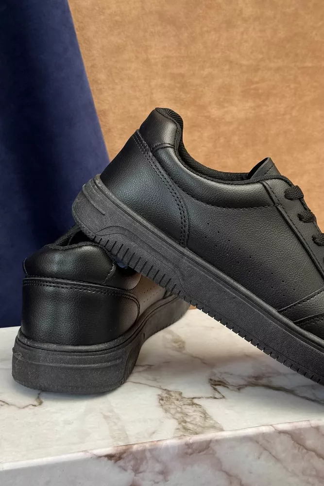 Купити Кеди чоловічі, колір чорний, 248RR194 оптом - Фото №4