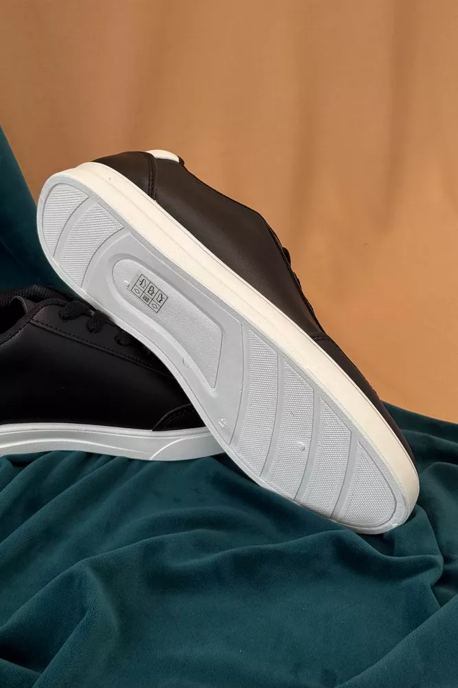 Купить Кеды мужские, цвет черно-белый, 248RR204 - Фото №5