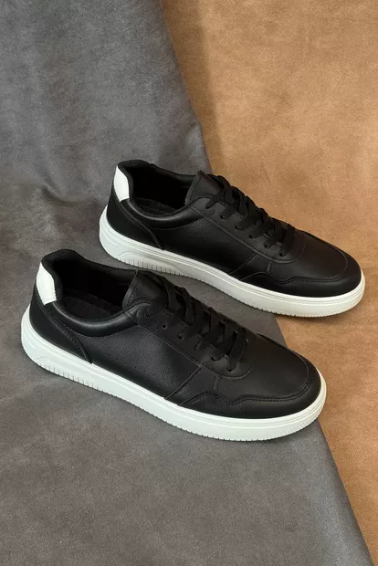 Кеди чоловічі, колір чорно-білий, 248RR194