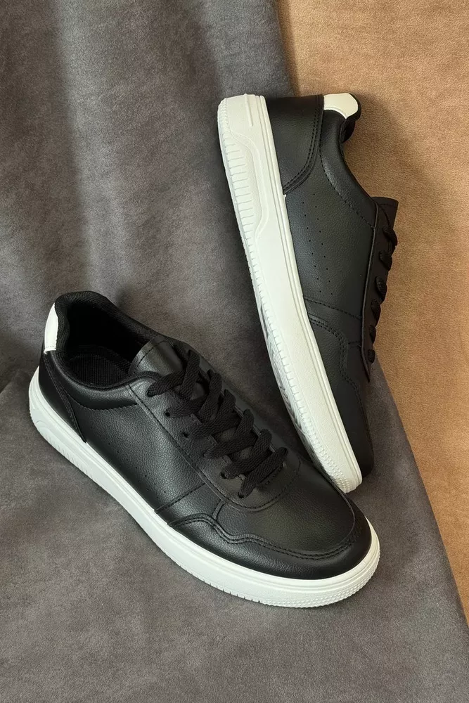 Купити Кеди чоловічі, колір чорно-білий, 248RR194 - Фото №3