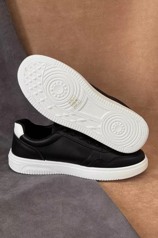 Купити Кеди чоловічі, колір чорно-білий, 248RR194 - Фото №5