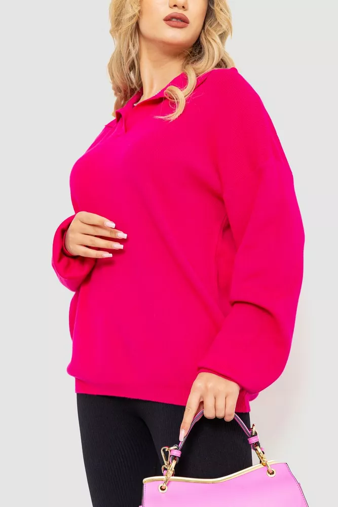 Купить Свитер женский oversize, цвет розовый, 204R167 оптом - Фото №3