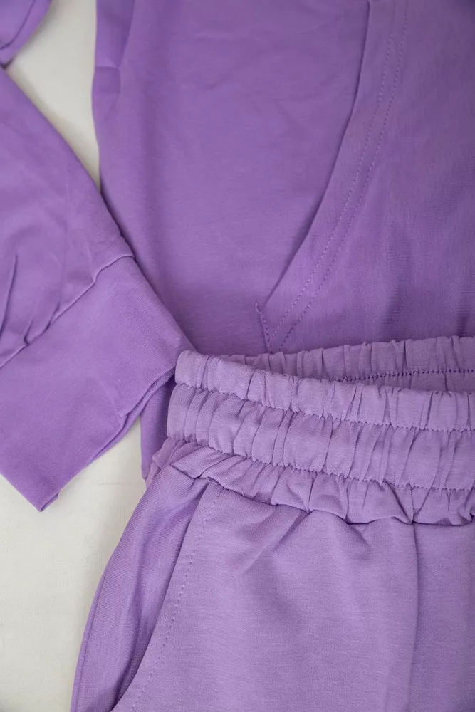 Купить Спортивный костюм женский двухнитка  -уценка, цвет сиреневый, 214R1419-002-U-2 - Фото №7