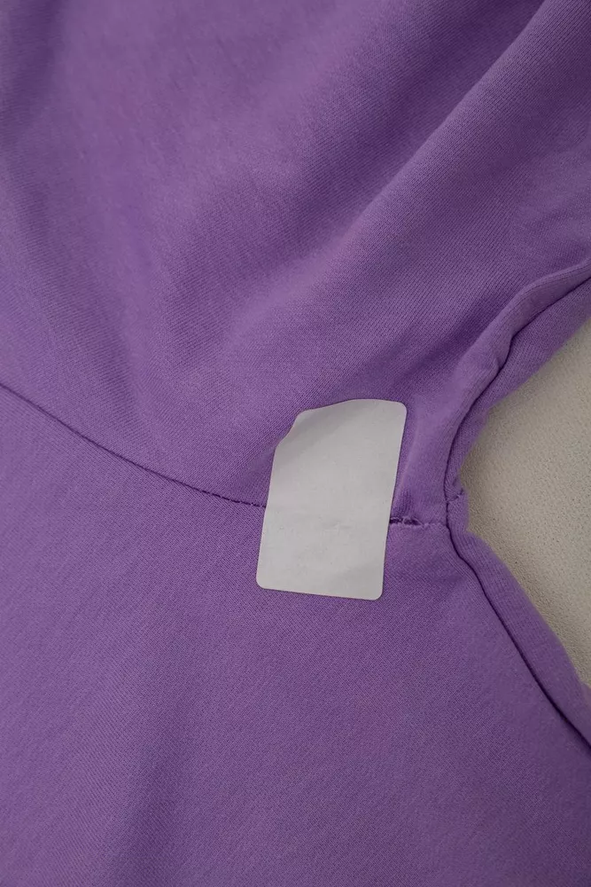 Купити Спортивний костюм жіночий двонитка  -уцінка, колір бузковий, 214R1419-001-U-14 - Фото №7