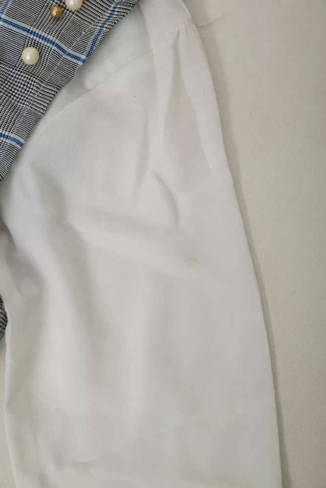 Купити Дитячий брючний костюм-трійка  -уцінка, колір сіро-молочний, 247R1010-U - Фото №8