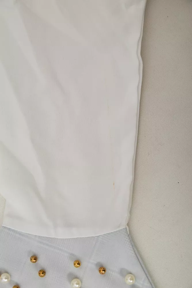 Купити Дитячий брючний костюм-трійка  -уцінка, колір сіро-молочний, 247R1010-U - Фото №9