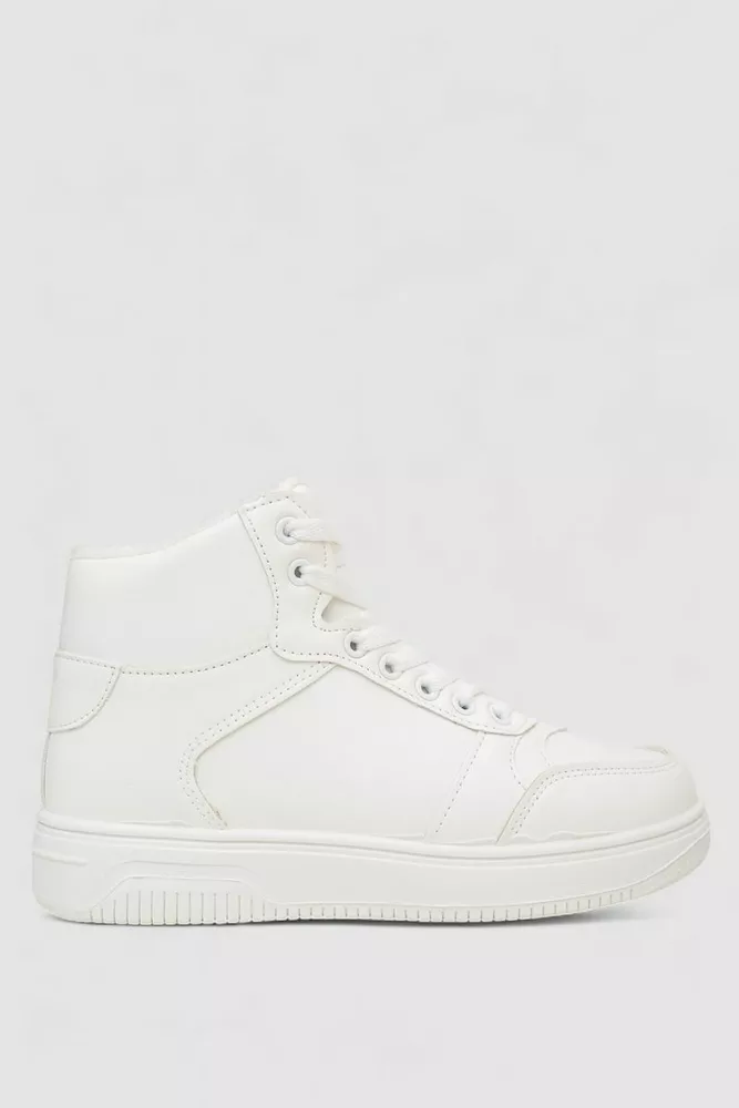 Купити Кросівки жіночі зимові на хутрі, колір білий, 248RAJ04 - Фото №1