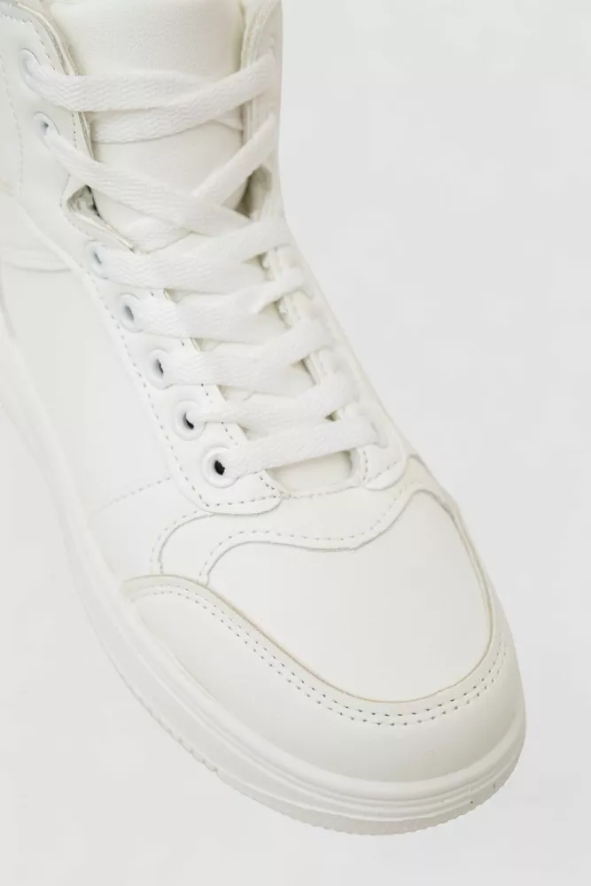 Купити Кросівки жіночі зимові на хутрі, колір білий, 248RAJ04 - Фото №2