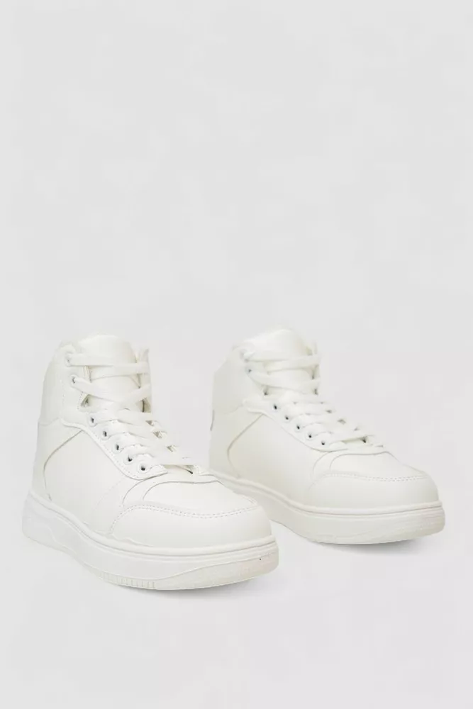 Купити Кросівки жіночі зимові на хутрі, колір білий, 248RAJ04 - Фото №3