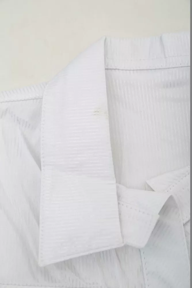 Купить Рубашка классическая в полоску  -уценка, цвет белый, 230R667-1-U-48 - Фото №7