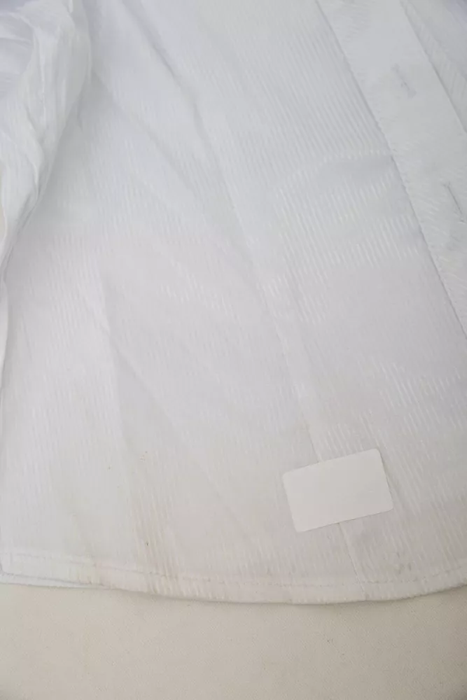 Купити Сорочка класична в смужку  -уцінка, колір білий, 230R667-1-U-51 - Фото №6