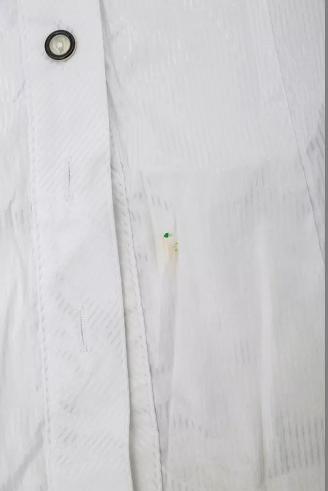 Купить Рубашка классическая в полоску  -уценка, цвет белый, 230R667-1-U-52 оптом - Фото №6