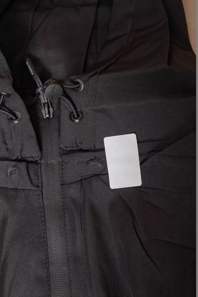 Купити Вітровка чоловіча з принтом  -уцінка, колір чорний, 214R601-1-U - Фото №10