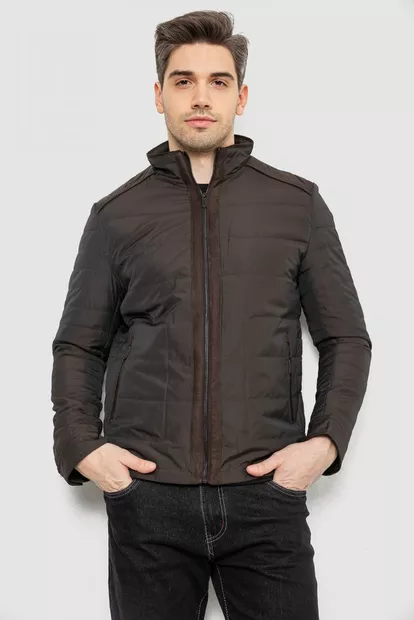 Куртка мужская демисезонная, цвет темно-коричневый, 244R001K