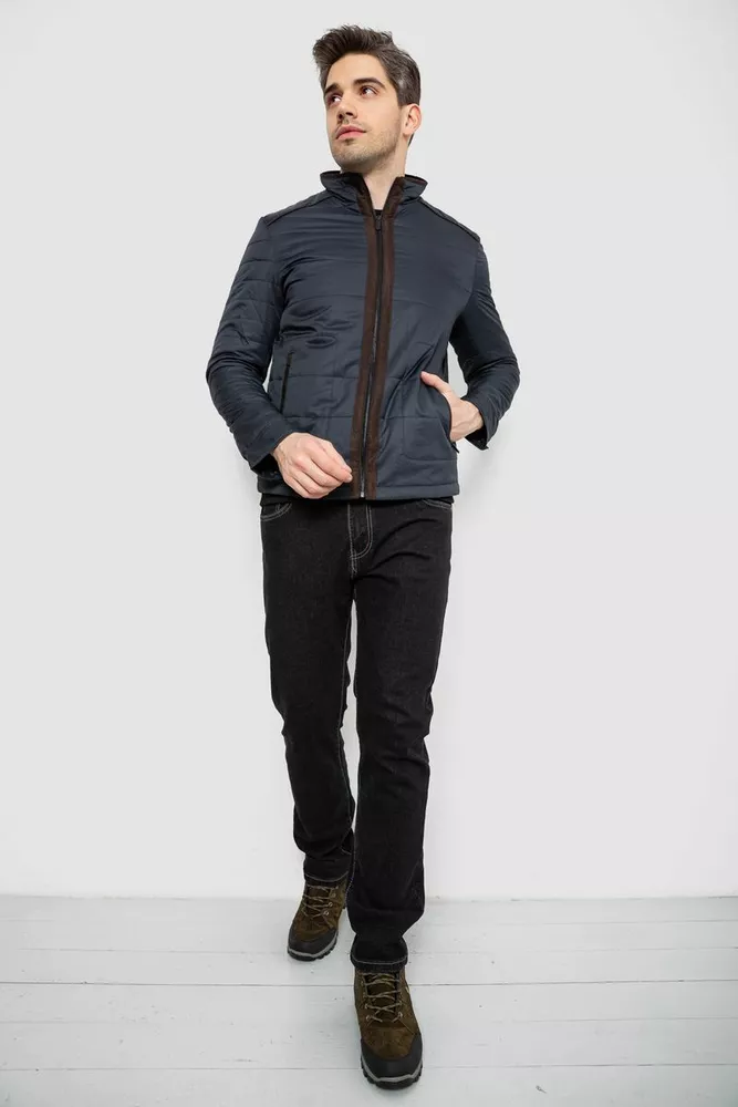 Купить Куртка мужская демисезонная, цвет синий, 244R001K - Фото №2