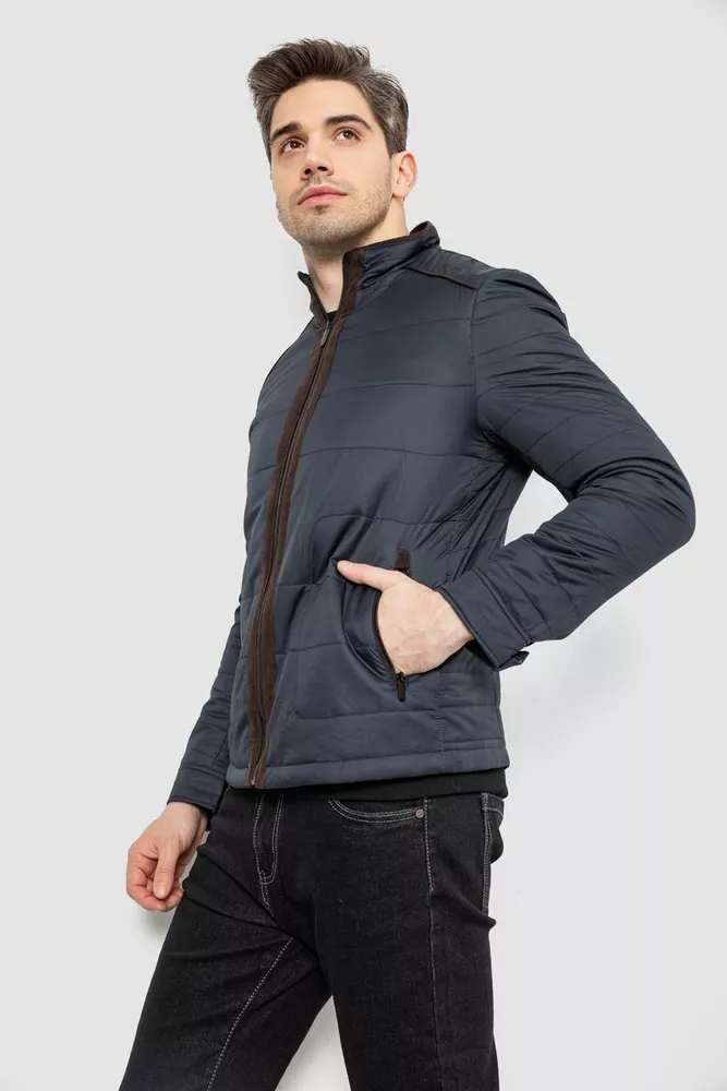 Купить Куртка мужская демисезонная, цвет синий, 244R001K - Фото №3