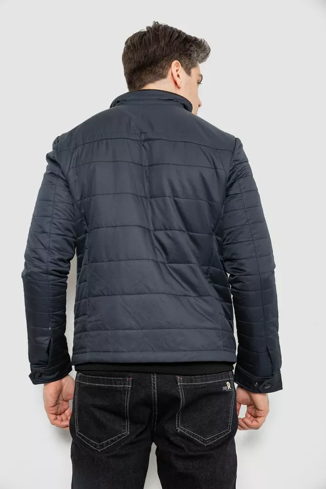 Купить Куртка мужская демисезонная, цвет синий, 244R001K - Фото №4
