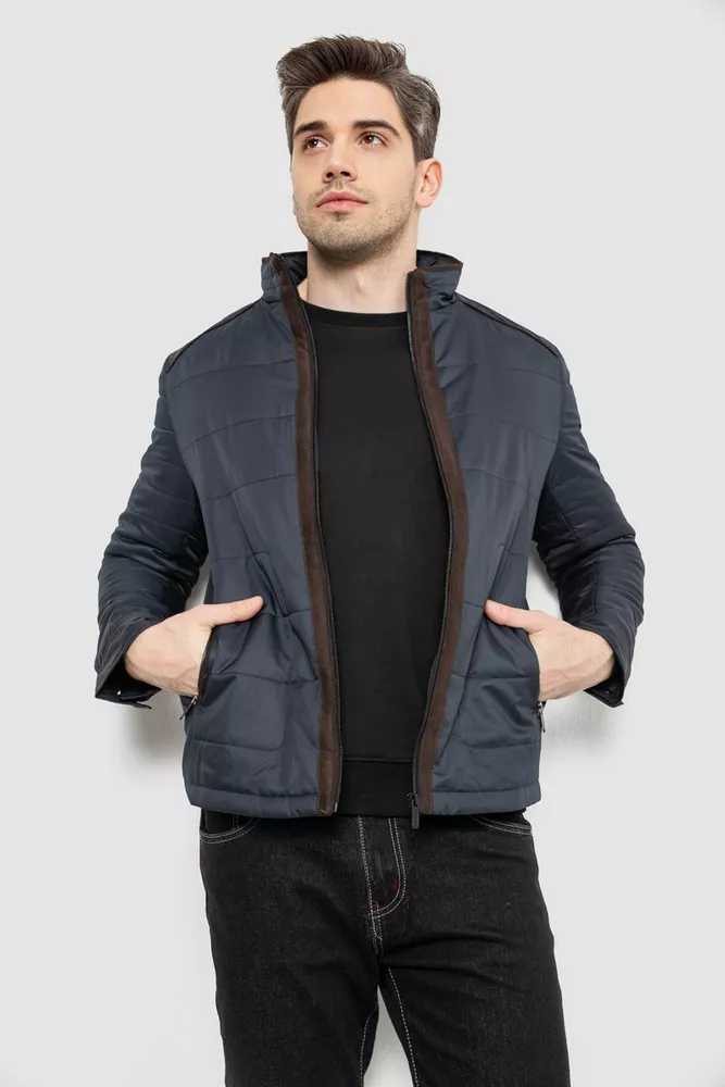 Купить Куртка мужская демисезонная, цвет синий, 244R001K - Фото №5