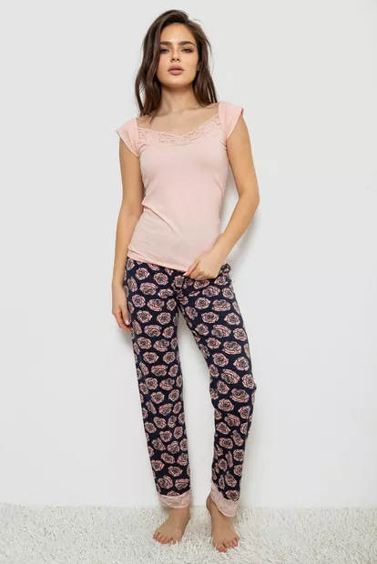 Піжама жіноча  -уцінка, колір персиковий, 243R1484-028-U-2