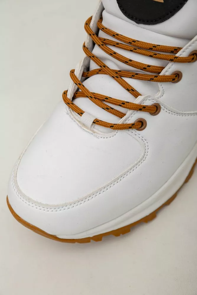 Купить Кроссовки женские зимние на меху  -уценка, цвет бело-желтый, 248RH770-U-56 оптом - Фото №8