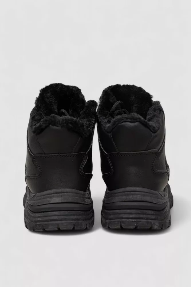 Купити Кросівки жіночі зимові на хутрі  -уцінка, колір чорний, 248RDM06-U-2 - Фото №4