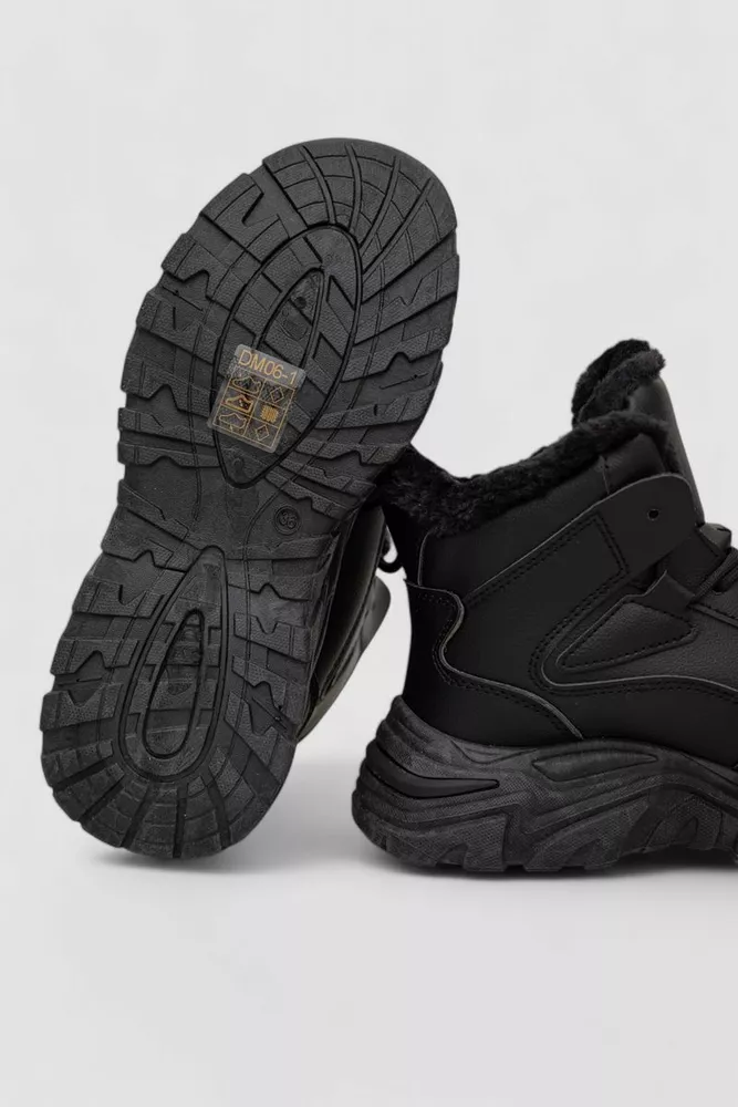 Купити Кросівки жіночі зимові на хутрі  -уцінка, колір чорний, 248RDM06-U-2 - Фото №7