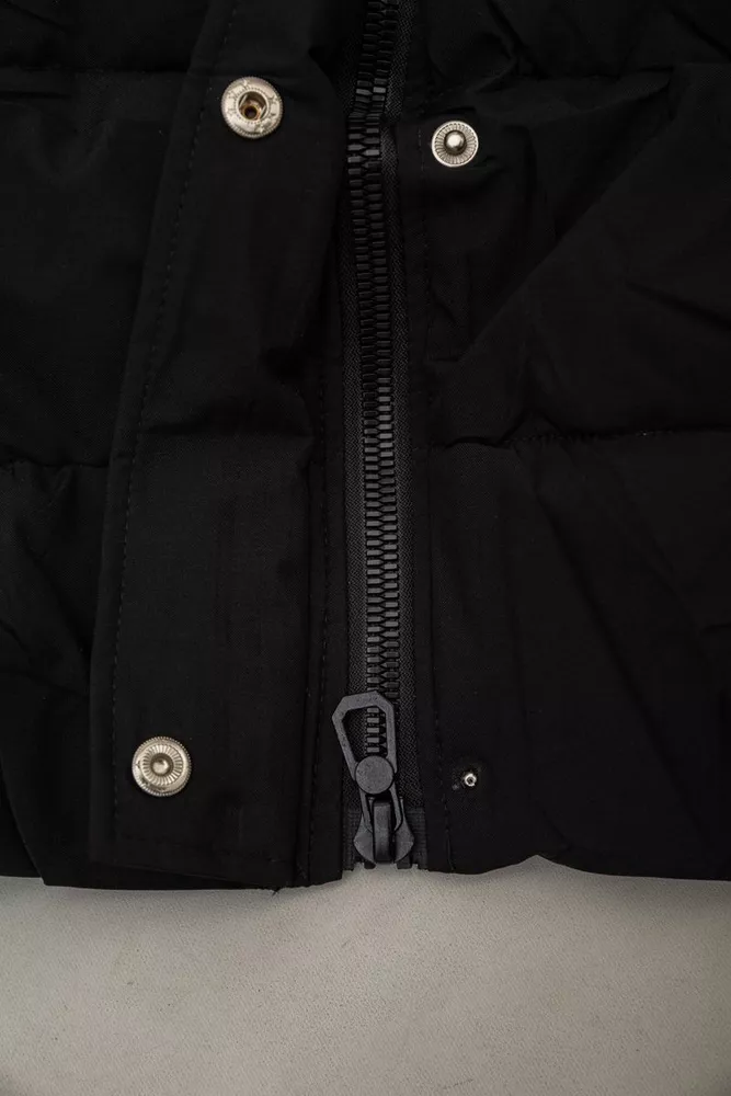 Купить Куртка женская удлиненная батал  -уценка, цвет черный, 207R006-1-U-5 - Фото №8