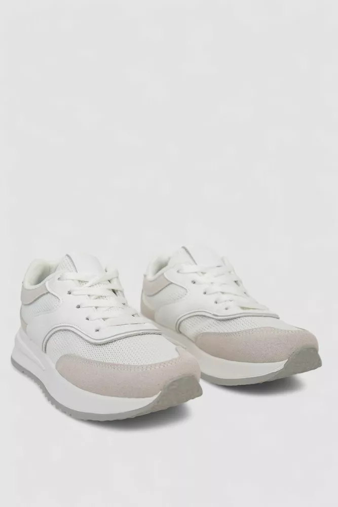 Купити Кросівки жіночі  -уцінка, колір біло-сірий, 248RG50-U-1 - Фото №3