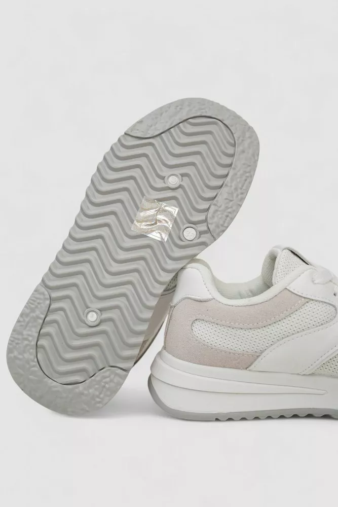 Купити Кросівки жіночі  -уцінка, колір біло-сірий, 248RG50-U-1 - Фото №5