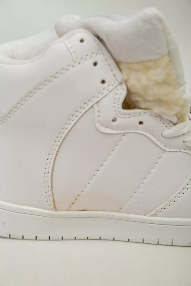 Купити Кросівки жіночі зимові на хутрі  -уцінка, колір білий, 248RH1060-U-15 - Фото №8