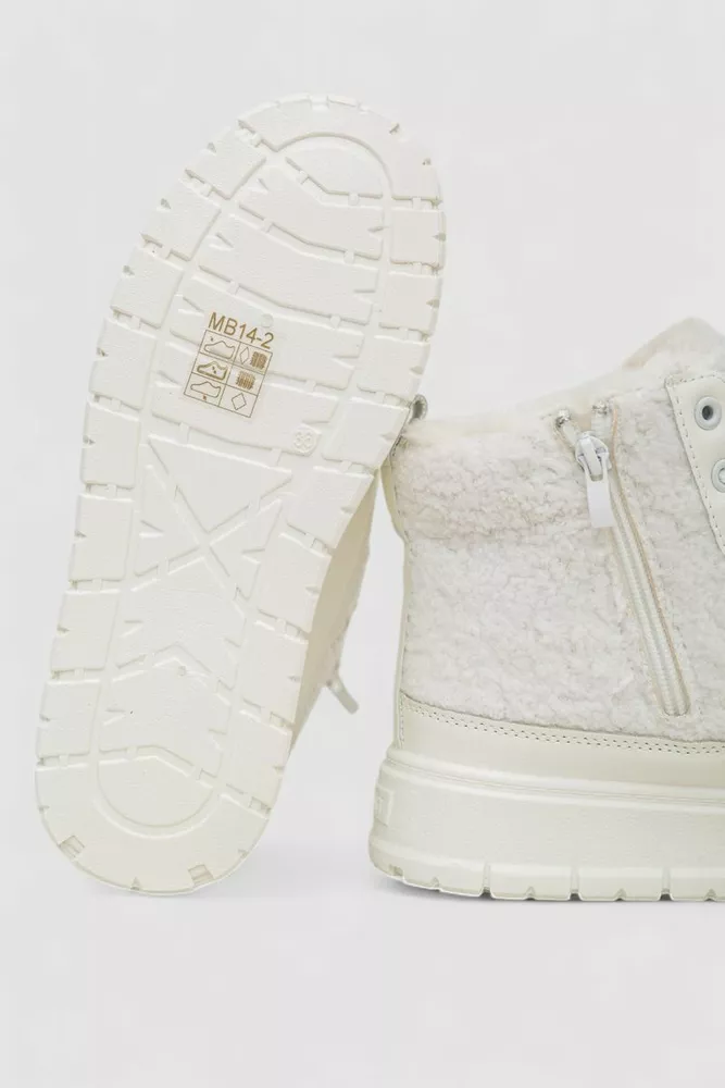 Купить Ботинки женские зимние на меху  -уценка, цвет белый, 248RMB14-U - Фото №7