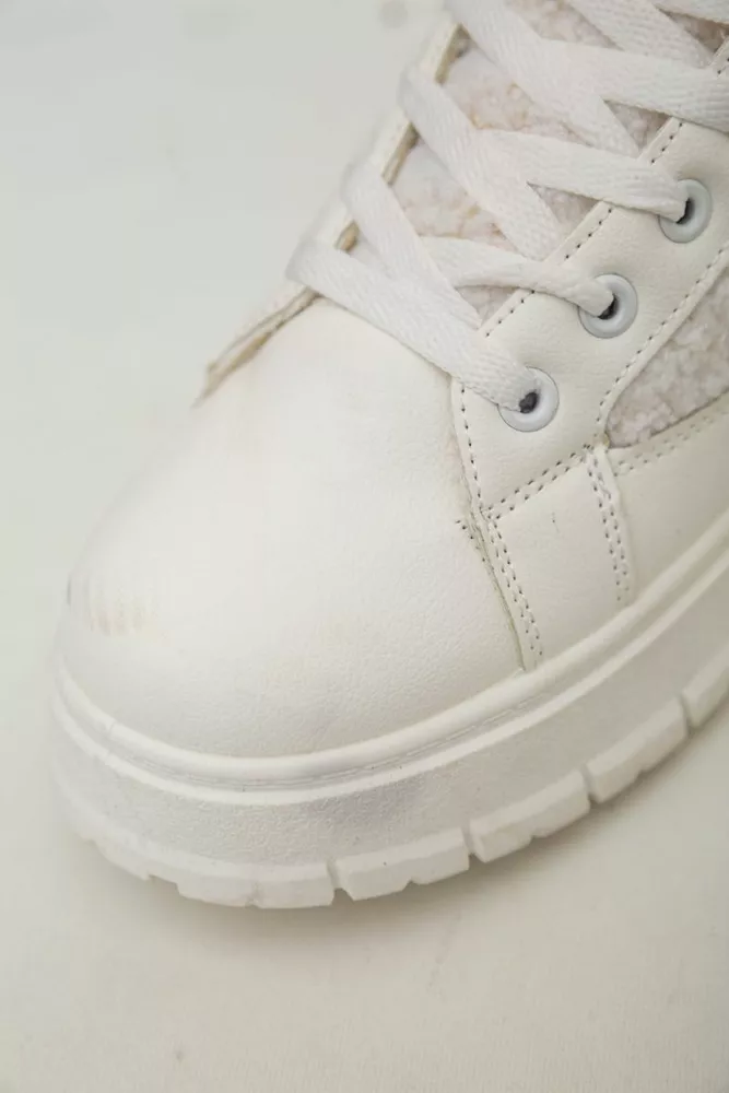 Купить Ботинки женские зимние на меху  -уценка, цвет белый, 248RMB14-U - Фото №8