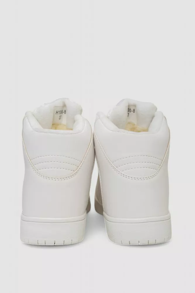 Купить Кроссовки женские зимние на меху  -уценка, цвет белый, 248RH1060-U-17 - Фото №4