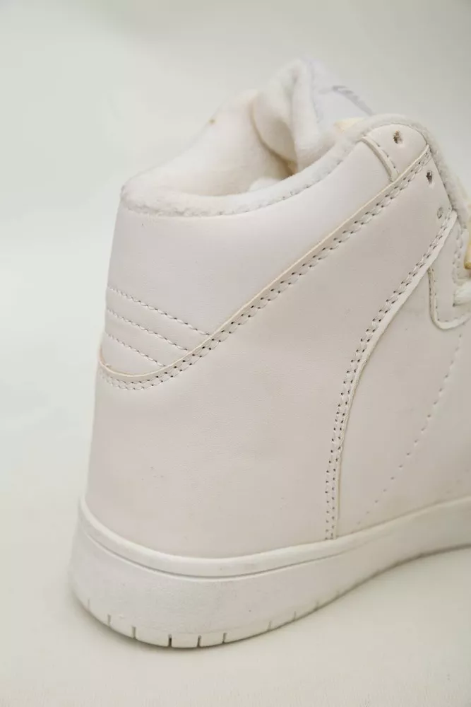 Купить Кроссовки женские зимние на меху  -уценка, цвет белый, 248RH1060-U-17 - Фото №8