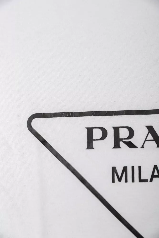 Купить Футболка женская с принтом  -уценка, цвет белый, 238R57485-U-4 - Фото №6