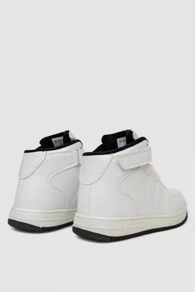 Купити Кросівки жіночі зимові на хутрі  -уцінка, колір біло-чорний, 248RH1040-U-4 оптом - Фото №4